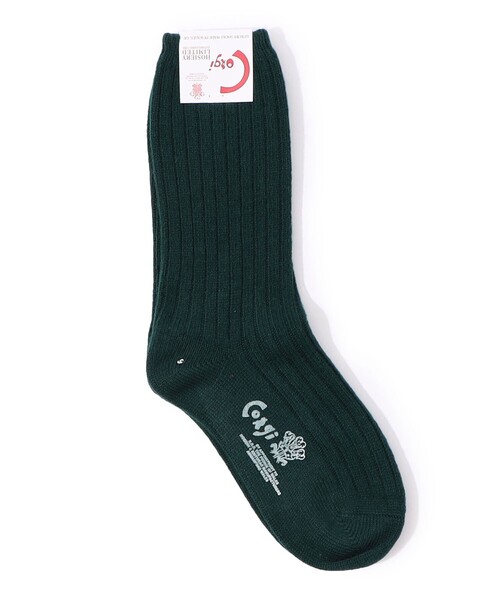CORGI(コーギ)の「corgi Wool socks(ソックス/靴下・レディース・ホワイト/ネイビー/レッド/カーキ/グレー系その他/ライトベージュ・FREE)」の5枚目の写真