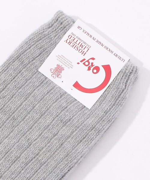 CORGI(コーギ)の「corgi Wool socks(ソックス/靴下・レディース・ホワイト/ネイビー/レッド/カーキ/グレー系その他/ライトベージュ・FREE)」の7枚目の写真