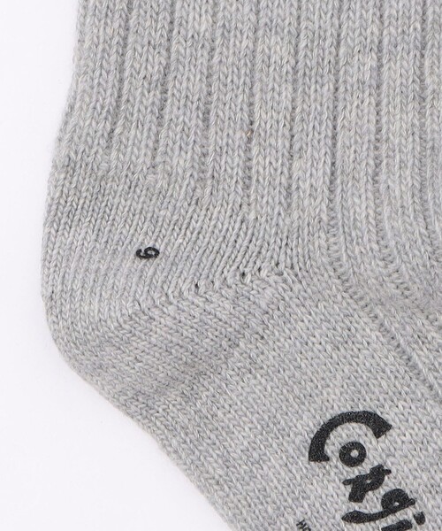 CORGI(コーギ)の「corgi Wool socks(ソックス/靴下・レディース・ホワイト/ネイビー/レッド/カーキ/グレー系その他/ライトベージュ・FREE)」の8枚目の写真