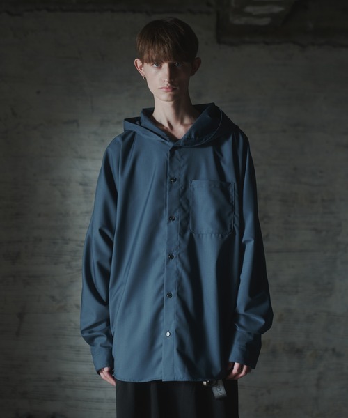 Dolman Shirt Hoodie - ドルマンシャツフーディー（パーカー