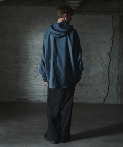 DOOPZ(ドープス)の「Dolman Shirt Hoodie - ドルマンシャツフーディー(パーカー・メンズ・ベージュ/ブルー・MEDIUM/SMALL/LARGE)」の19枚目の写真