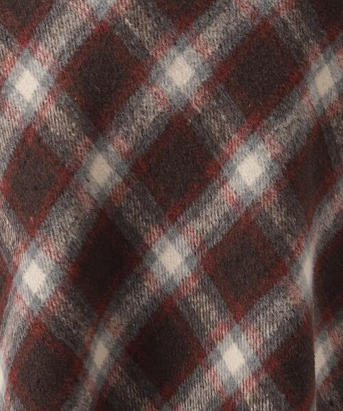 DRESKIP（ドレスキップ）の「◆大人フェミニンな シャギーチェック フレアスカート（スカート・レディース・ベージュ系その他4/ブラック系1/ワイン系3・02/03/04）」の6枚目の写真