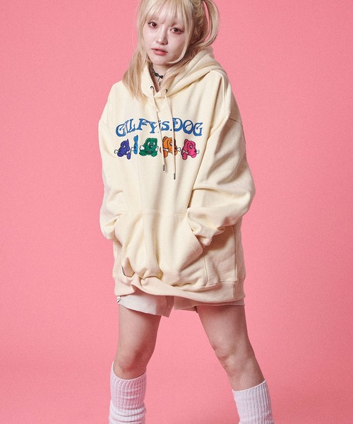 GALFY（ガルフィー）の「GALFY-is DOGパーカー（パーカー・メンズ・ホワイト/ブラック・L/XL）」の10枚目の写真