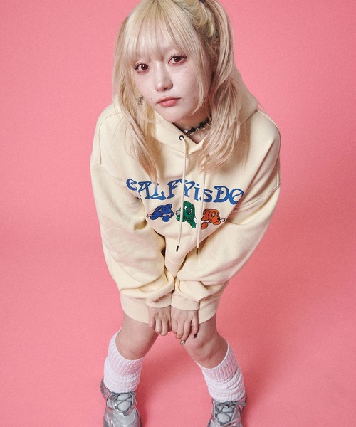 GALFY（ガルフィー）の「GALFY-is DOGパーカー（パーカー・メンズ・ホワイト/ブラック・L/XL）」の6枚目の写真