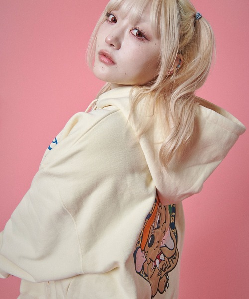 GALFY（ガルフィー）の「GALFY-is DOGパーカー（パーカー・メンズ・ホワイト/ブラック・L/XL）」の5枚目の写真