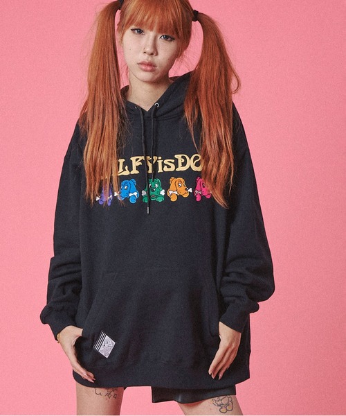 GALFY（ガルフィー）の「GALFY-is DOGパーカー（パーカー・メンズ・ホワイト/ブラック・L/XL）」の12枚目の写真