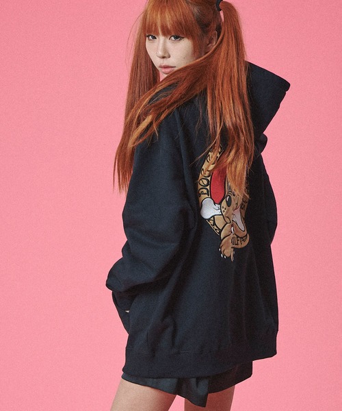 GALFY（ガルフィー）の「GALFY-is DOGパーカー（パーカー・メンズ・ホワイト/ブラック・L/XL）」の13枚目の写真