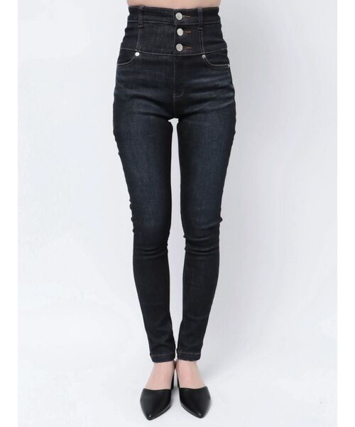 EMODA（エモダ）の「【ELDER】FIX H/W DENIM（デニムパンツ・レディース・ブラック/インディゴブルー・SMALL/X-SMALL/MEDIUM）」の15枚目の写真