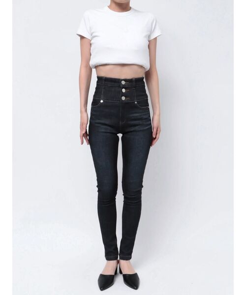 EMODA（エモダ）の「【ELDER】FIX H/W DENIM（デニムパンツ・レディース・ブラック/インディゴブルー・SMALL/X-SMALL/MEDIUM）」の21枚目の写真