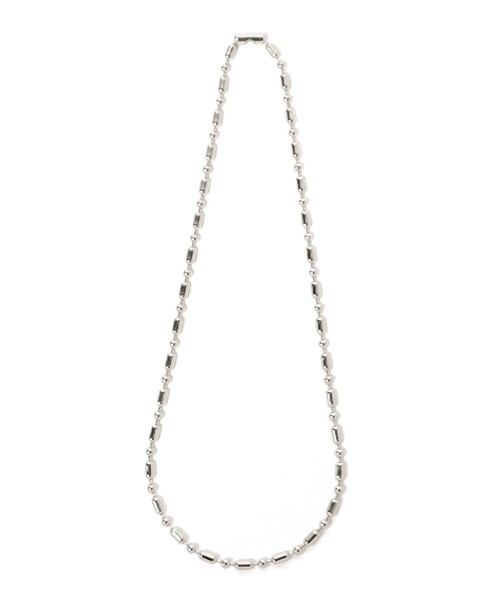 Ray BEAMS(レイビームス)の「Ray BEAMS / ミックス ボールチェーン ネックレス(ネックレス・レディース・シルバー・ONE SIZE)」の1枚目の写真