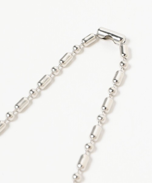 Ray BEAMS(レイビームス)の「Ray BEAMS / ミックス ボールチェーン ネックレス(ネックレス・レディース・シルバー・ONE SIZE)」の3枚目の写真