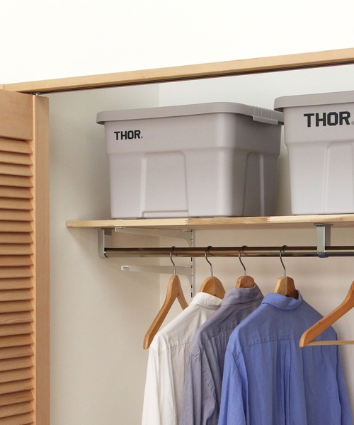 HIGHTIDE（ハイタイド）の「THOR LARGE TOTES DC ソー ラージトート ディーシー 22L 収納ボックス 蓋付き コンテナー（収納グッズ・メンズ・オレンジ/ベージュ/ライトグレー/ブラック/オリーブ・FREE）」の6枚目の写真