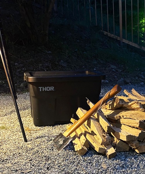 HIGHTIDE（ハイタイド）の「THOR LARGE TOTES DC ソー ラージトート ディーシー 22L 収納ボックス 蓋付き コンテナー（収納グッズ・メンズ・オレンジ/ベージュ/ライトグレー/ブラック/オリーブ・FREE）」の7枚目の写真