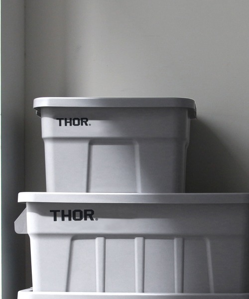 HIGHTIDE（ハイタイド）の「THOR LARGE TOTES DC ソー ラージトート ディーシー 22L 収納ボックス 蓋付き コンテナー（収納グッズ・メンズ・オレンジ/ベージュ/ライトグレー/ブラック/オリーブ・FREE）」の12枚目の写真