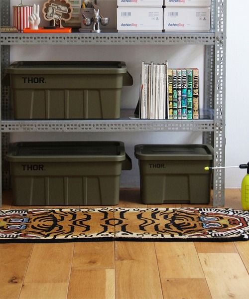 HIGHTIDE（ハイタイド）の「THOR LARGE TOTES DC ソー ラージトート ディーシー 22L 収納ボックス 蓋付き コンテナー（収納グッズ・メンズ・オレンジ/ベージュ/ライトグレー/ブラック/オリーブ・FREE）」の21枚目の写真