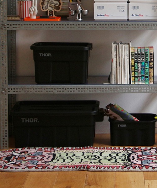 HIGHTIDE（ハイタイド）の「THOR LARGE TOTES DC ソー ラージトート ディーシー 22L 収納ボックス 蓋付き コンテナー（収納グッズ・メンズ・オレンジ/ベージュ/ライトグレー/ブラック/オリーブ・FREE）」の17枚目の写真