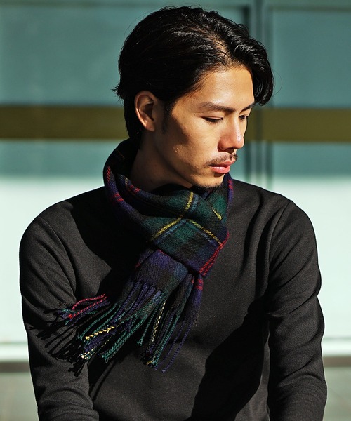 JOKER(ジョーカー)の「【Healthknit】日本製プロダクトマフラー メンズ(マフラー・メンズ・グレー/ブラウン系4/グレー系1/グリーン系2/ワイン/ホワイト系1/ホワイト/オレンジ系6/ネイビー系6/ベージュ/ピンク/ブラック系6/ブラック系3/オレンジ/ブルー系1/ホワイト系3/ブラック/ブラック系5/グレー系4/レッド系2/ブラック系1・FREE)」の14枚目の写真