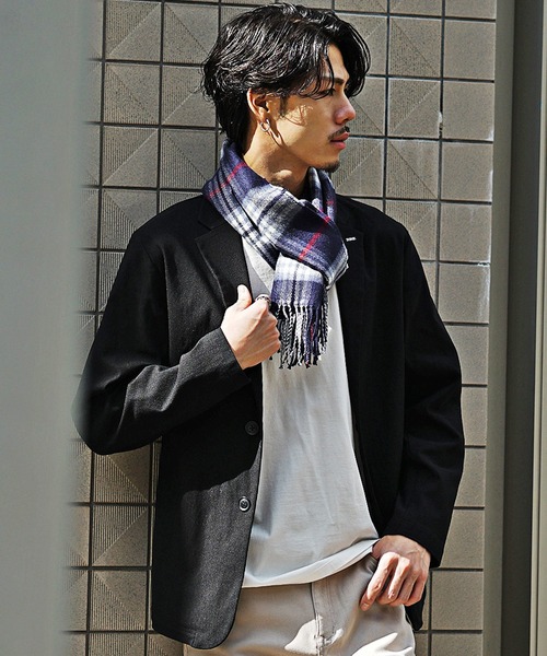 セール】【Healthknit】日本製プロダクトマフラー メンズ（マフラー