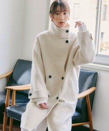 Droite lautreamont | スタンドカラーシャギーコート(ステンカラーコート)