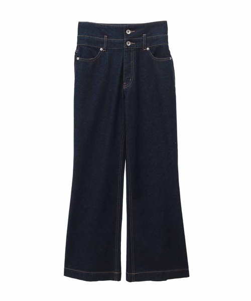 31 Sons de mode（トランテアン　ソン　ドゥ　モード）の「デニムワイドパンツ（デニムパンツ・レディース・インディゴブルー/サックスブルー・38/36）」の13枚目の写真