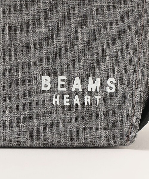 BEAMS HEART(ビームスハート)の「シャンブレー 杢素材 ミニ ショルダーバッグ【ユニセックス】(ショルダーバッグ・メンズ・チャコールグレー/ブラック・ONE SIZE)」の21枚目の写真