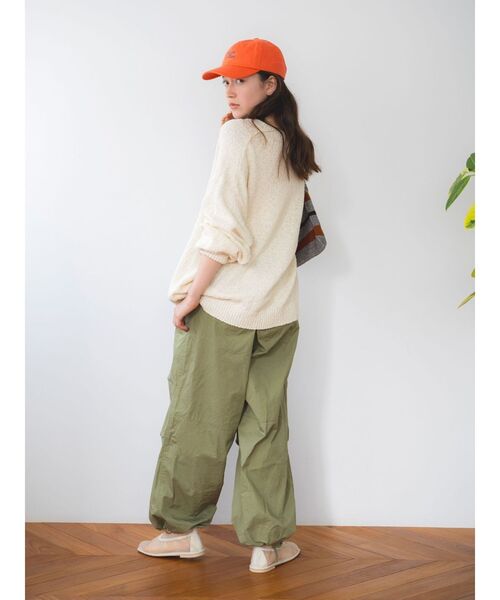 Ungrid(アングリッド)の「スラブルーズニット(ニット/セーター・レディース・アイボリー/オレンジ/その他1・FREE)」の12枚目の写真