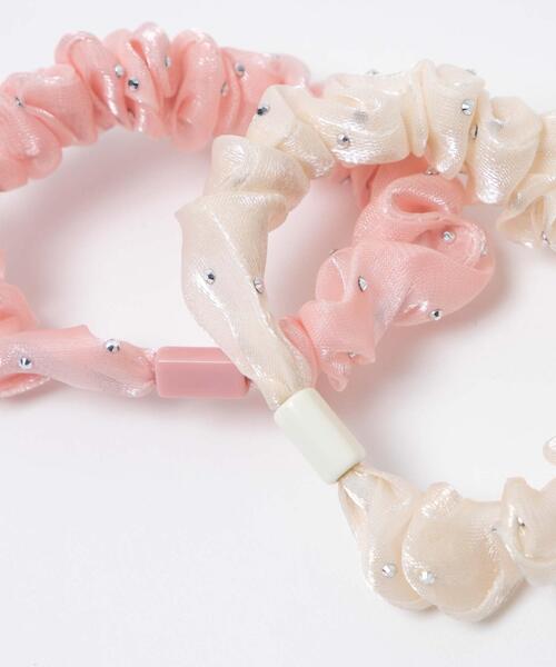 WEGO（ウィゴー）の「WEGO/【4点セット】ストーン付きシュシュ（シュシュ・レディース・その他1/その他2・FREE）」の5枚目の写真