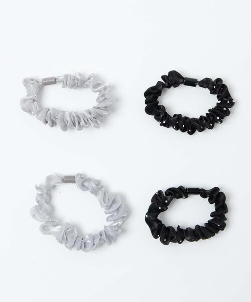 WEGO（ウィゴー）の「WEGO/【4点セット】ストーン付きシュシュ（シュシュ・レディース・その他1/その他2・FREE）」の6枚目の写真