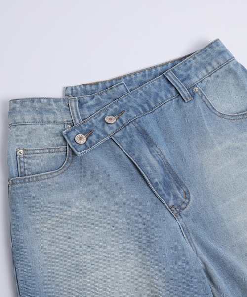 SUGAR BISKET（シュガービスケット）の「ワイドデニムパンツ（デニムパンツ・レディース・ブラック/ブルー・M/L）」の15枚目の写真