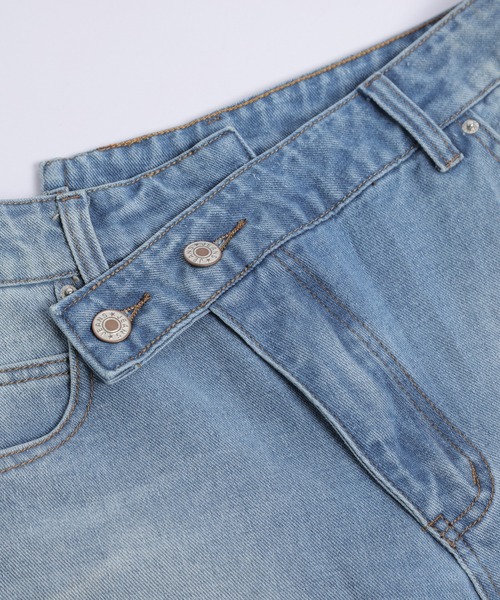 SUGAR BISKET（シュガービスケット）の「ワイドデニムパンツ（デニムパンツ・レディース・ブラック/ブルー・M/L）」の16枚目の写真