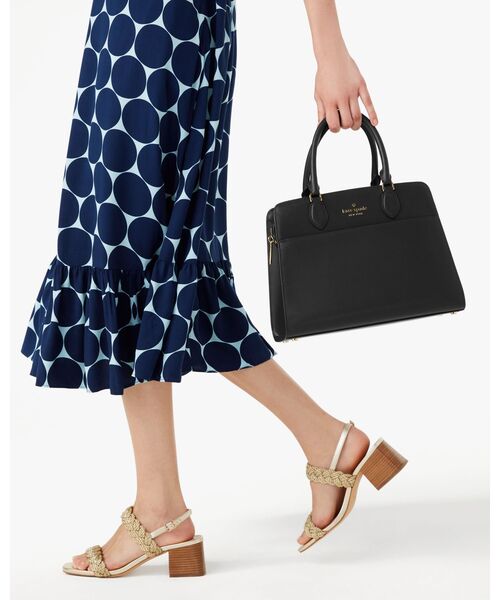 kate spade new york（ケイトスペード ニューヨーク）の「マディソン ミディアム サッチェル（ハンドバッグ・レディース・ブラック・ONESIZE）」の2枚目の写真