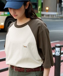 PENNEYS | PENNEYS/ペニーズ 別注 THE FOX ロゴ ワッペン刺繍ワンポイント ラグラン半袖Tシャツ(Tシャツ/カットソー)