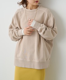 PUAL CE CIN | 裏毛シンプルスウェットプルオーバー(スウェット)