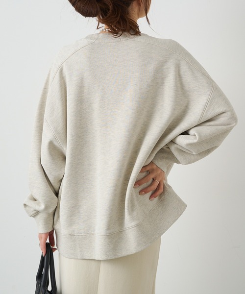 PUAL CE CIN（ピュアルセシン）の「裏毛シンプルスウェットプルオーバー（スウェット・レディース・ベージュ/オートミール/オレンジ/グレー/ブルー・FREE）」の8枚目の写真