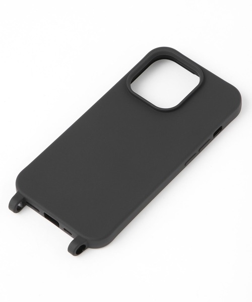 Me%（ミィパーセント）の「【iPhone15PRO対応】カラーフック付きiPhoneケース15PRO 104962（スマホケース/カバー・レディース・ブラック/ベージュ・FREE）」の4枚目の写真