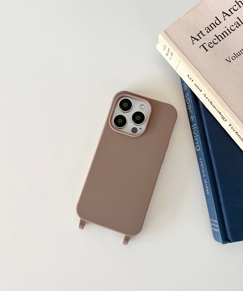 Me%（ミィパーセント）の「【iPhone15PRO対応】カラーフック付きiPhoneケース15PRO 104962（スマホケース/カバー・レディース・ブラック/ベージュ・FREE）」の21枚目の写真