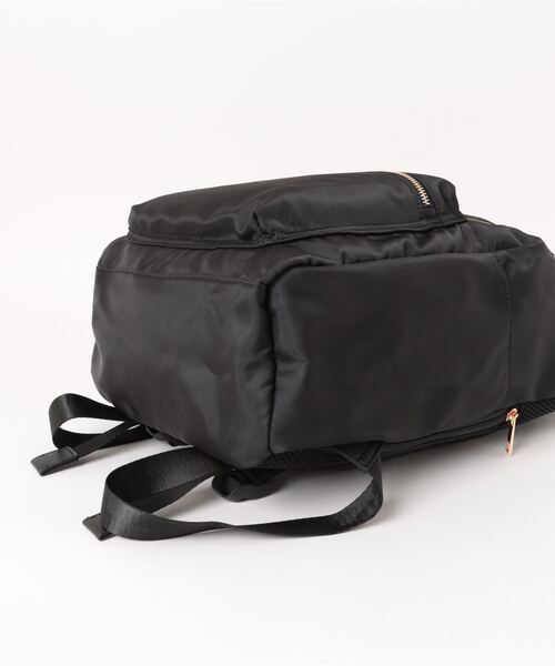 COOCO(クーコ)の「9ポケットリュックサック/A4サイズ・13インチPC対応(バックパック/リュック・レディース・ネイビー/ブラック/カーキ/グレー・9)」の14枚目の写真