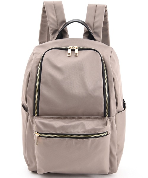 COOCO(クーコ)の「9ポケットリュックサック/A4サイズ・13インチPC対応(バックパック/リュック・レディース・ネイビー/ブラック/カーキ/グレー・9)」の9枚目の写真