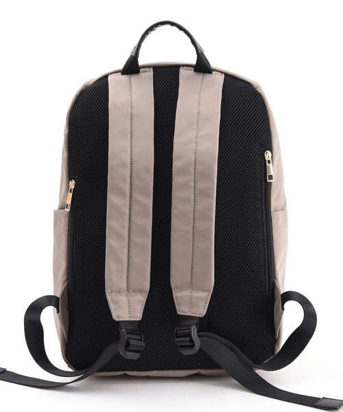COOCO(クーコ)の「9ポケットリュックサック/A4サイズ・13インチPC対応(バックパック/リュック・レディース・ネイビー/ブラック/カーキ/グレー・9)」の7枚目の写真