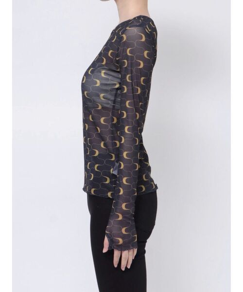 EMODA（エモダ）の「シアーフィットロゴTシャツ（Tシャツ/カットソー・レディース・ホワイト/その他1/ブラック/その他・FREE）」の20枚目の写真