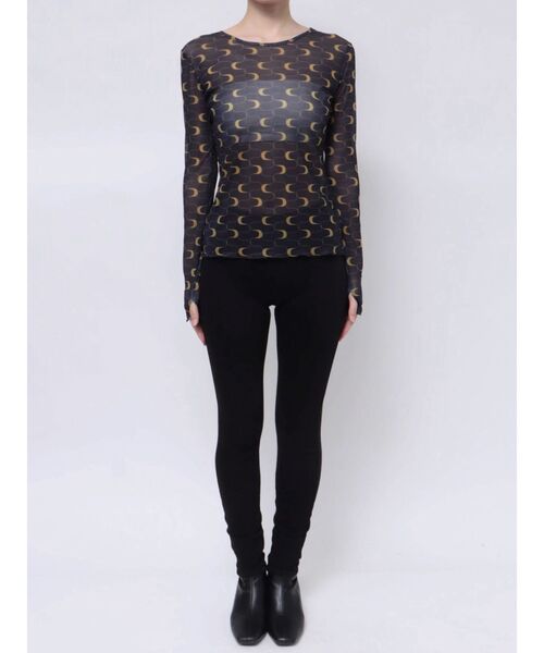 EMODA（エモダ）の「シアーフィットロゴTシャツ（Tシャツ/カットソー・レディース・ホワイト/その他1/ブラック/その他・FREE）」の14枚目の写真