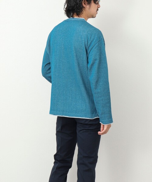 NOLLEY'S goodman（ノーリーズグッドマン）の「《2点セット》SIX FUNCTIONS Vネックカーディガン Tシャツ付き（カーディガン/ボレロ・メンズ・ネイビー/グリーン系その他/ピンク/ライトグレー・M/L）」の22枚目の写真