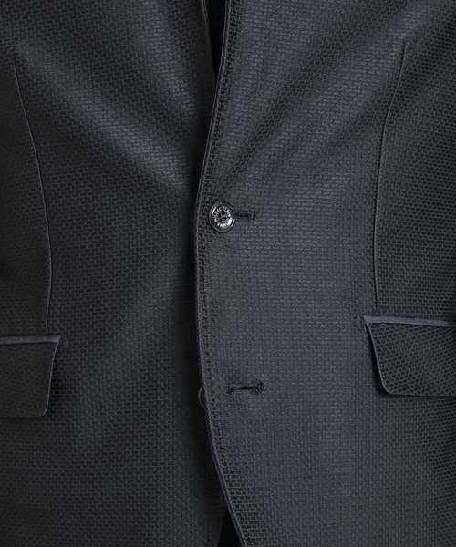 MICHEL KLEIN HOMME (ミッシェルクランオム)の「ジャガードコンバーチブルジャケット セットアップ(テーラードジャケット・メンズ・ブラック/パープル・MEDIUM/LARGE/X-LARGE)」の20枚目の写真