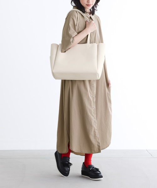 n'OrLABEL（ノアールレーベル）の「『軽量トートバッグ』（トートバッグ・レディース・アイボリー/グレイッシュベージュ/ブラック・FREE）」の13枚目の写真