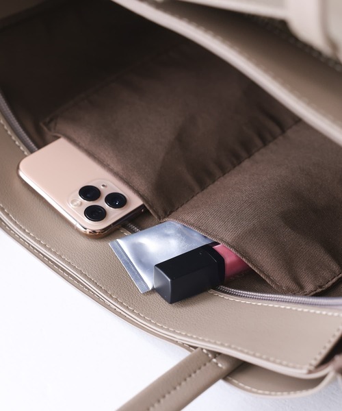 n'OrLABEL（ノアールレーベル）の「『軽量トートバッグ』（トートバッグ・レディース・アイボリー/グレイッシュベージュ/ブラック・FREE）」の22枚目の写真