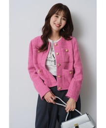 JUSGLITTY（ジャスグリッティー）の「カラーツイードジャコット