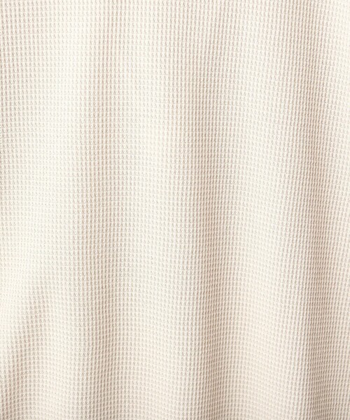 BEAUTY&YOUTH UNITED ARROWS（ビューティーアンドユースユナイテッドアローズ）の「【WEB限定】グリッド エアーワッフル スキッパーポロシャツ（Tシャツ/カットソー・メンズ・ブラック/ピンク/ベージュ・L/M/S）」の18枚目の写真