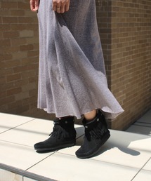 【MINNETONKA】 ミネトンカ HITOP BACK ZIP BOOT/ハイトップバックジップフリンジブーツ