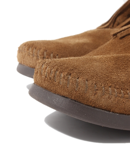 Minnetonka（ミネトンカ）の「【MINNETONKA】 ミネトンカ　HITOP BACK ZIP BOOT/ハイトップバックジップフリンジブーツ（ブーツ・レディース・ブラウン/ダークブラウン/ブラック/ベージュ/グレー・5/8/7/6/5h/6h/7h/8h/9）」の9枚目の写真