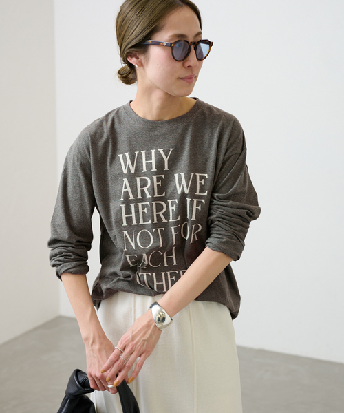 FRAMeWORK（フレームワーク）の「WHY ロゴロンTEE（Tシャツ/カットソー